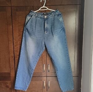 Missguided Blue Straight Leg Jeans US4 UK8 LIKE NEW